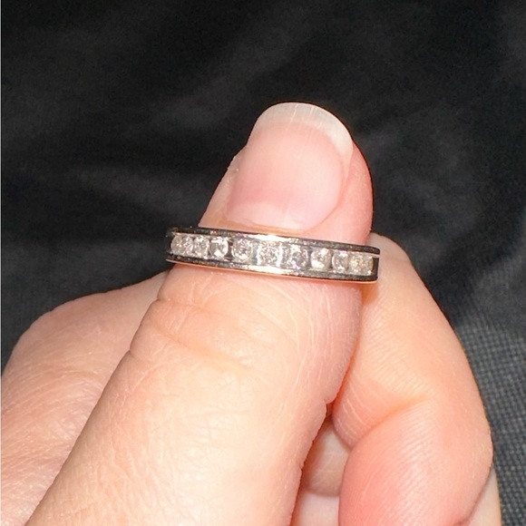 Women’s 14k White Gold Ring with Diamonds - Picture 2 of 5
